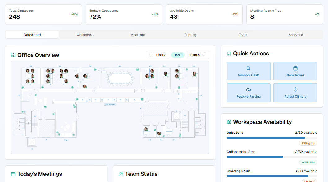 Cross-platform Office Space Manager